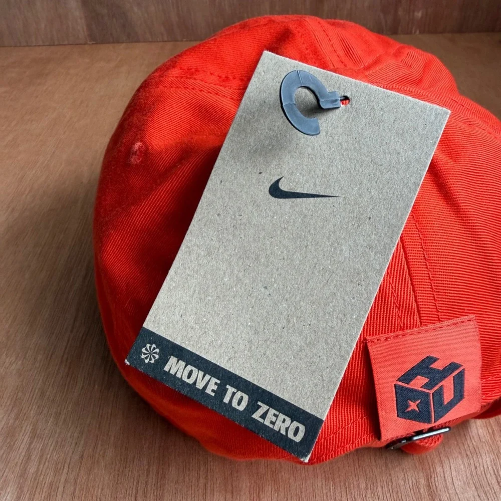 Nike Houston Dash Campus Cap Hat Orange NEW embroidered patch streetwear golf